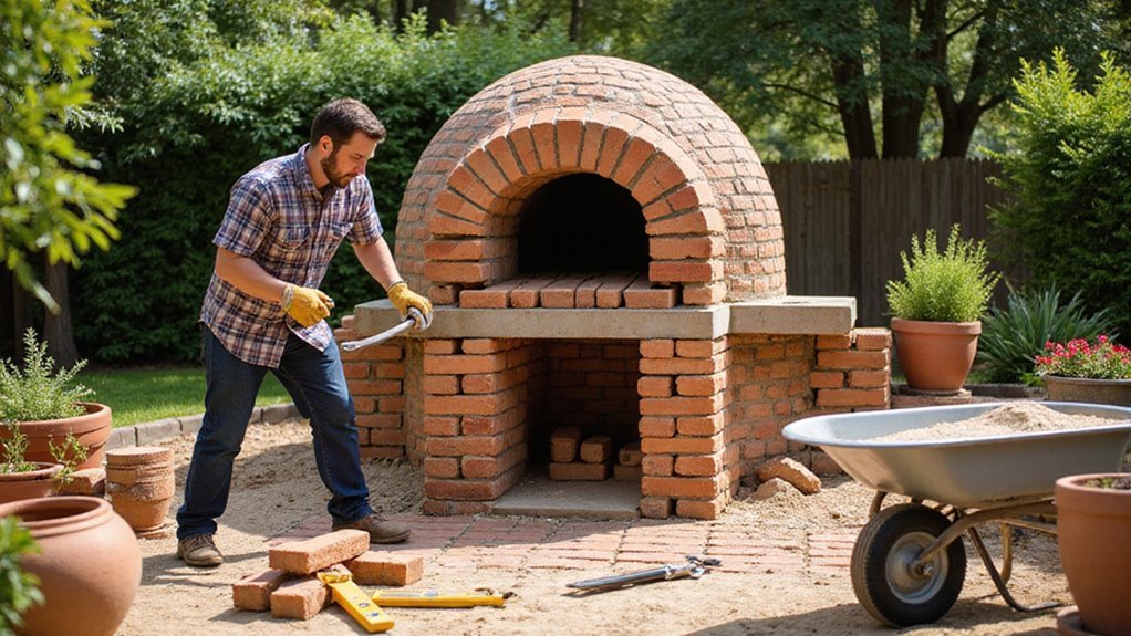 build a wood fired oven