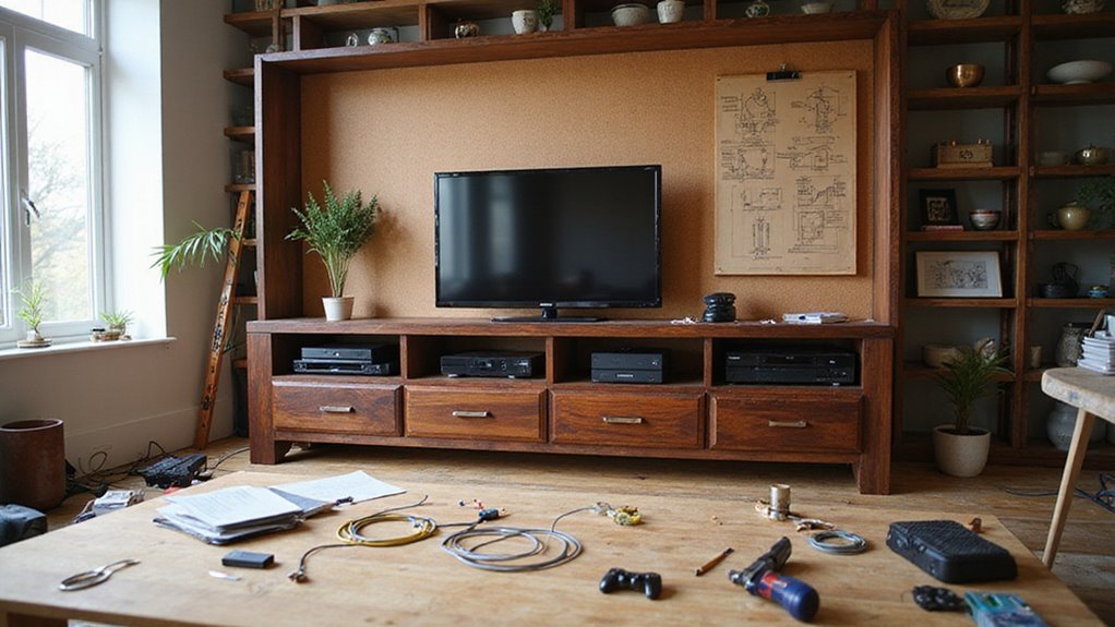 electrical and media setup