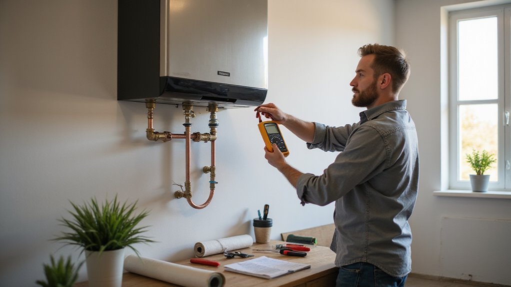 finalizing tankless water heater
