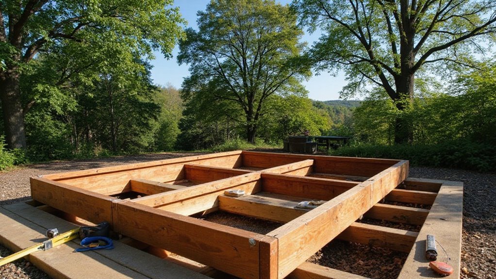 heavy duty hot tub framing