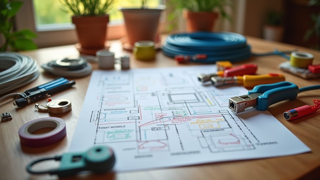 home network wiring plan