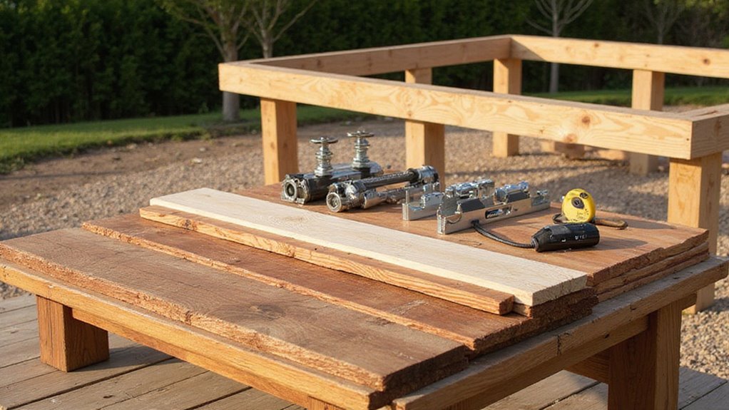 hot tub foundation materials