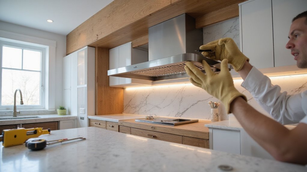 install range hood insert