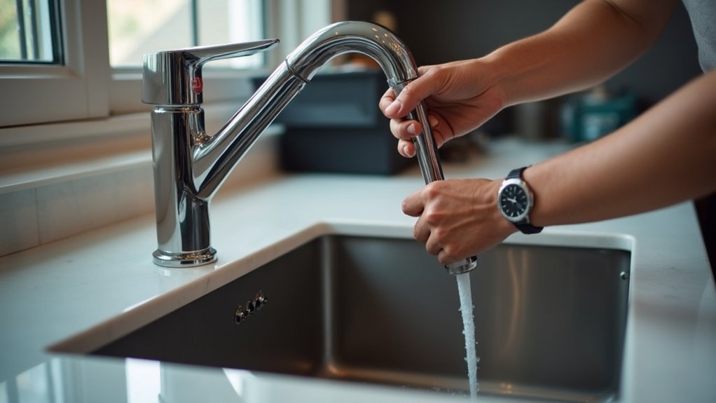 mounting ro faucet securely
