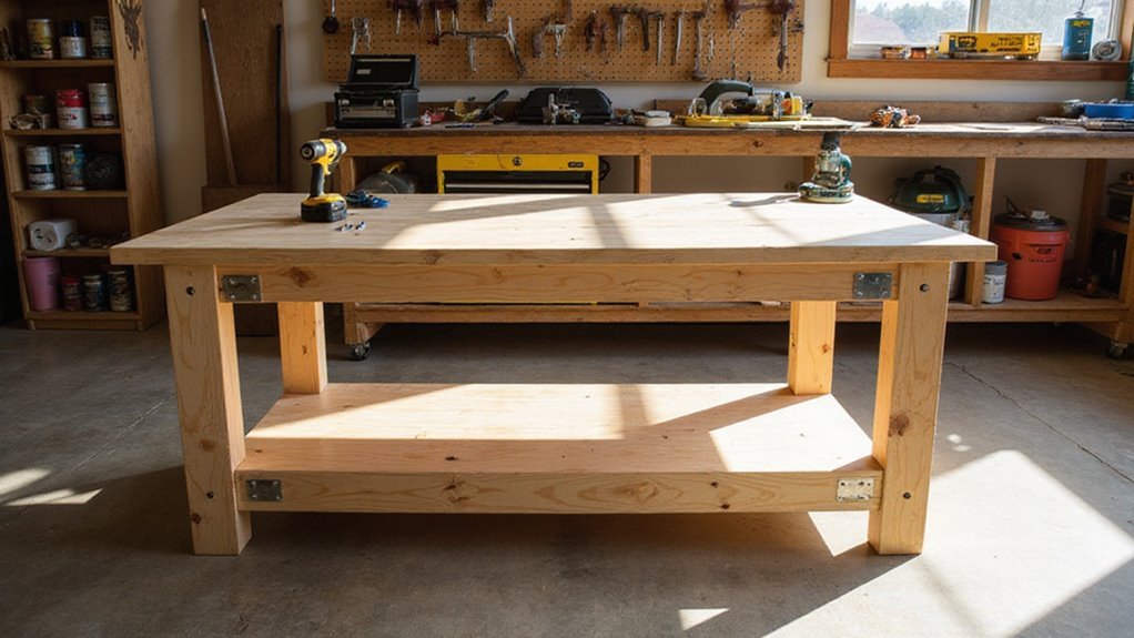secure surface and shelf
