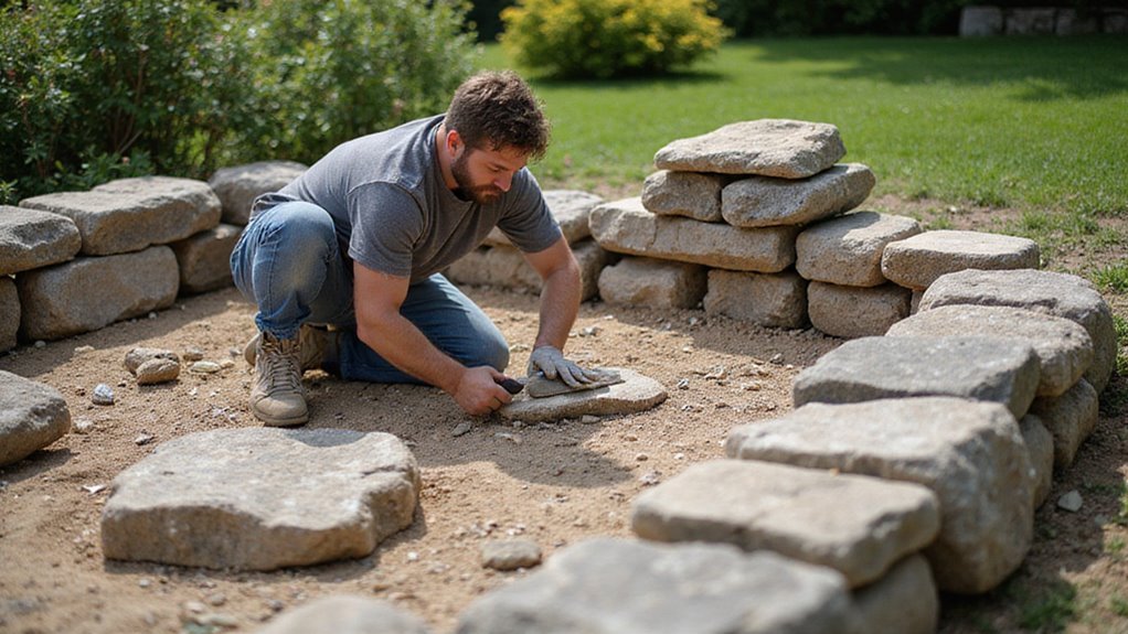 stable foundation for walls