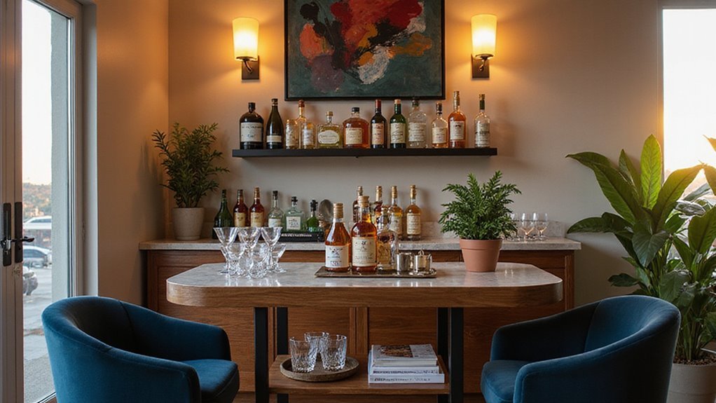 stylish bar storage solutions