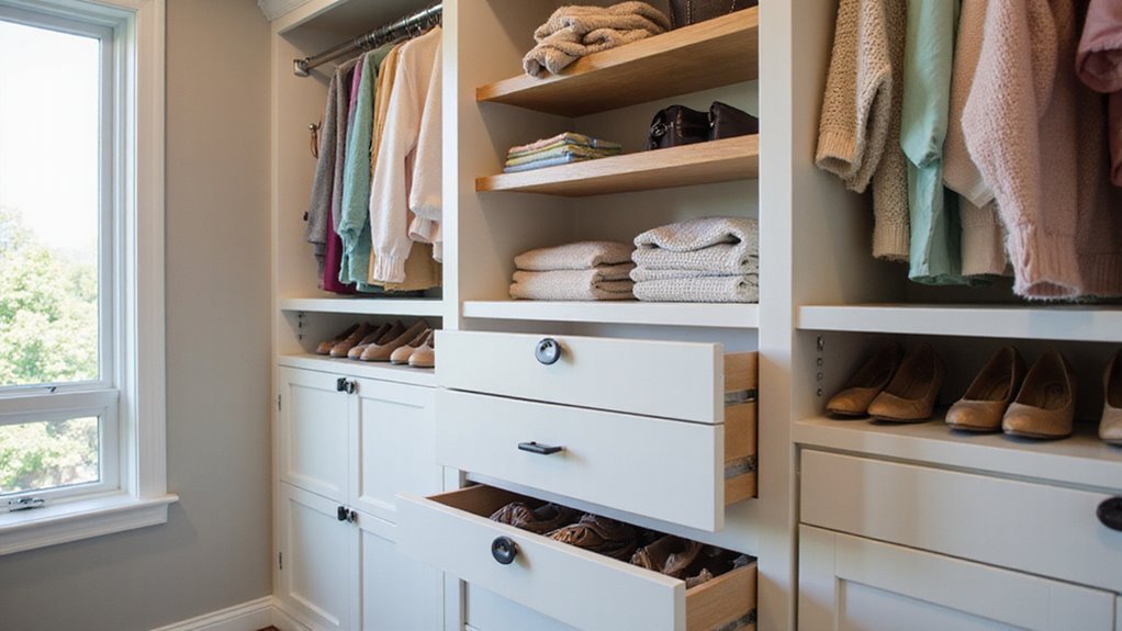 stylish closet finishing touches