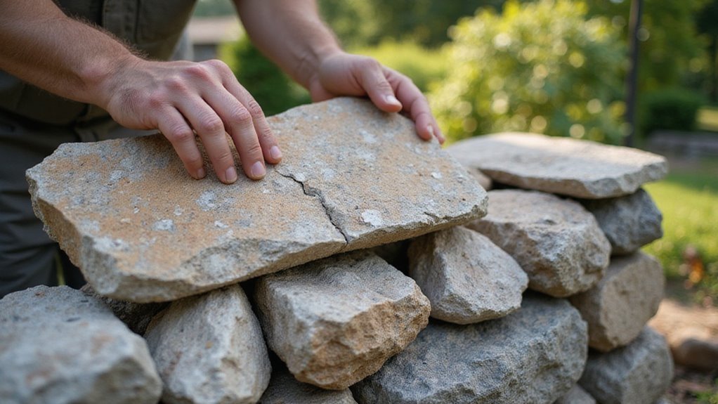 tie stones enhance wall strength